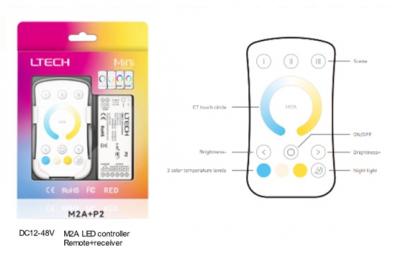 TRI-COLOUR LED STRIP CONTROLLER AND RECEIVER